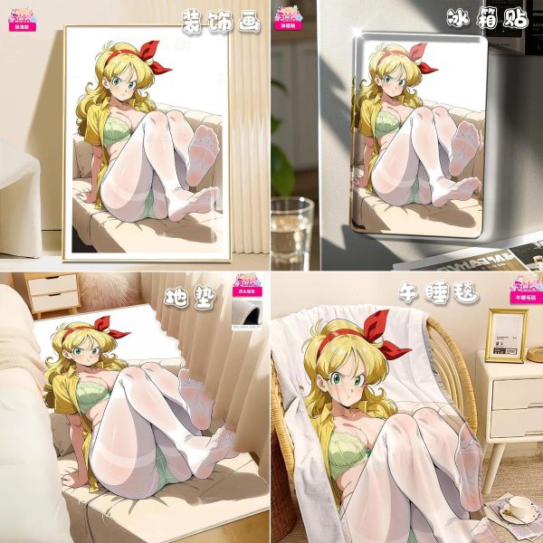 【海外代購】阿喵畫社 迎辰 蘭琪 8k主題高清裝飾畫 午睡毛毯 床頭地墊 冰箱貼 