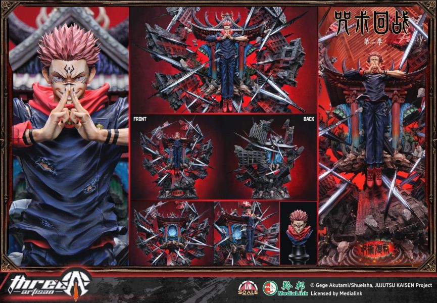 『額滿截單-爆款預定』ThreeArtisan 正版授權《咒術迴戰2 》兩面宿儺 領域展開 伏魔御廚子 