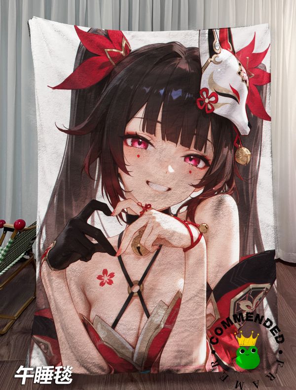 【海外代購】皇呱 《花火大人比心》崩壞:星穹鐵道假面愚者的花火大人比心週邊裝飾畫 午睡毯 地毯