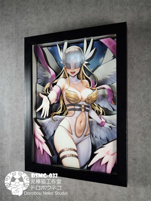 【海外代購】泥棒貓 DSMG-032 數碼寶貝 天女獸 立體裝飾畫 