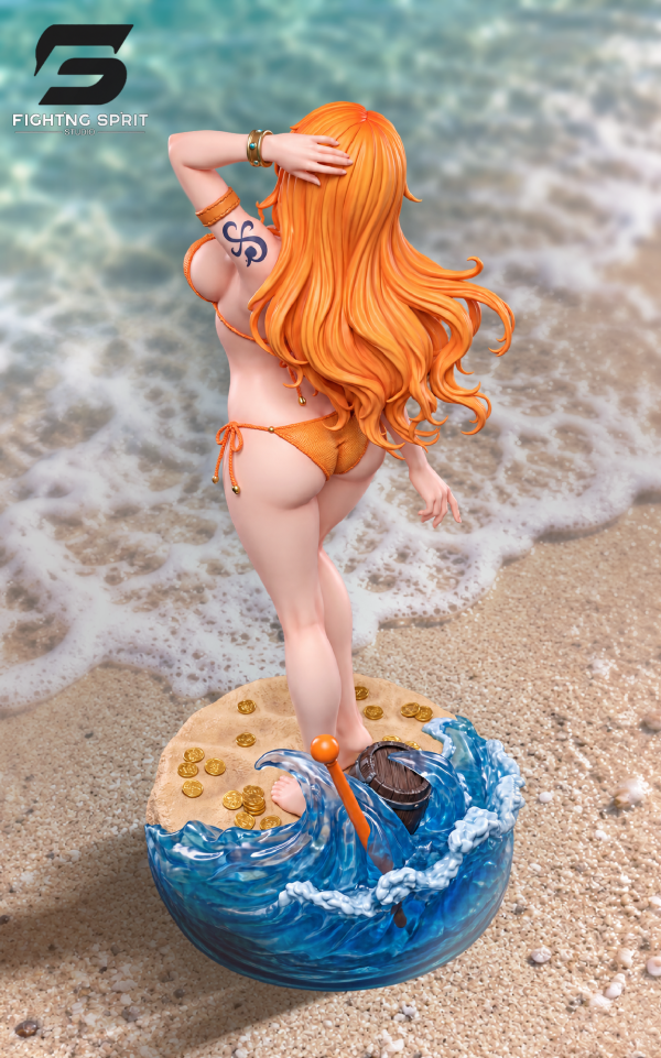 【預定】Fighting Sprit 海賊王 泳裝娜美 