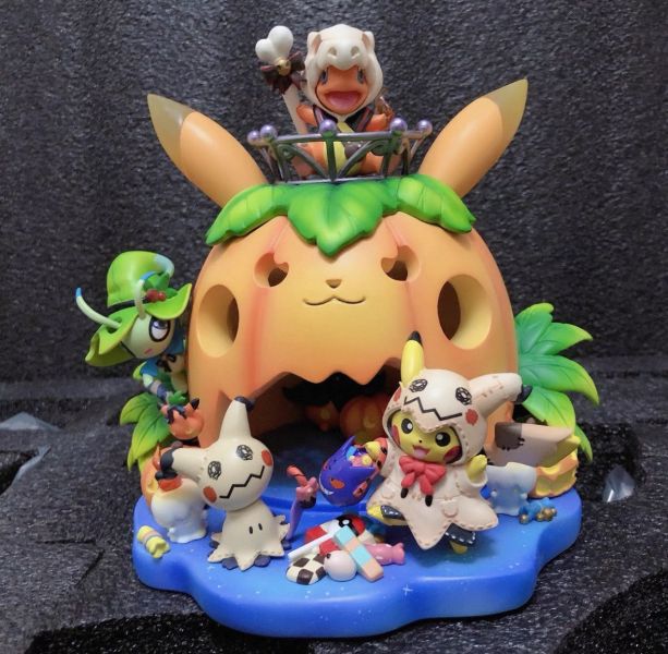 【海外代購】寶可夢研究所 萬聖節場景限定 