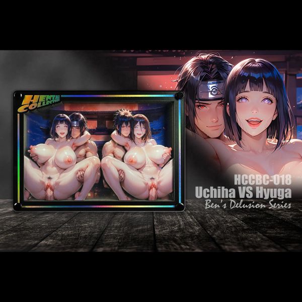 【海外代購】黑白畫映B&W Studio Ben's Delusion Ben的妄想世界系列桌面裝飾卡磚第十八彈 宇智波VS日向 