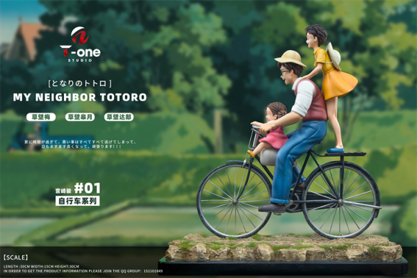 【預定】T-one 宮崎駿自行車系列01 快樂一家人 