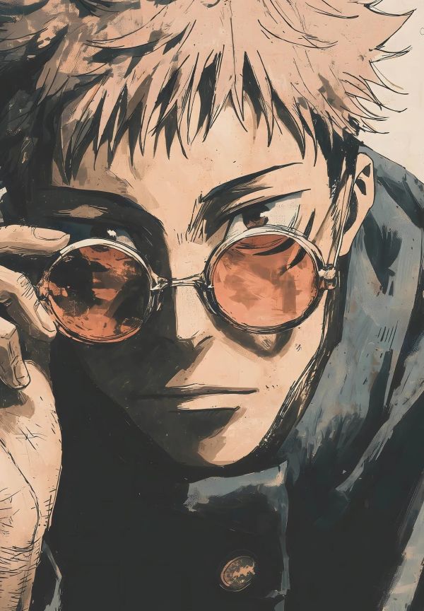 【海外代購】H2 《港風虎杖》咒術回戰虎杖悠仁裝飾畫 