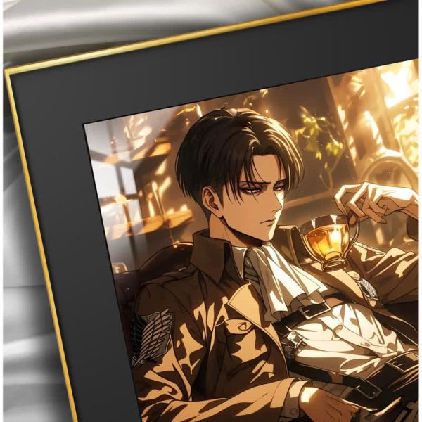 【海外代購】阿喵畫社 利威爾 阿克曼 進擊的巨人 兵長 裝飾畫 