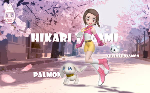 【海外代購】JBS 羈絆社 數碼寶貝02八神光/嘉兒 /小狗獸 