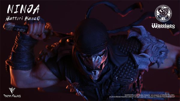 【海外代購】Dream Figures 勇士系列首款 忍者 服部半藏 1/4 收藏雕像 
