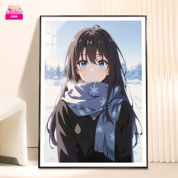 【海外代購】阿喵畫社 冬季 雪之下雪乃 8k超大高清裝飾畫 