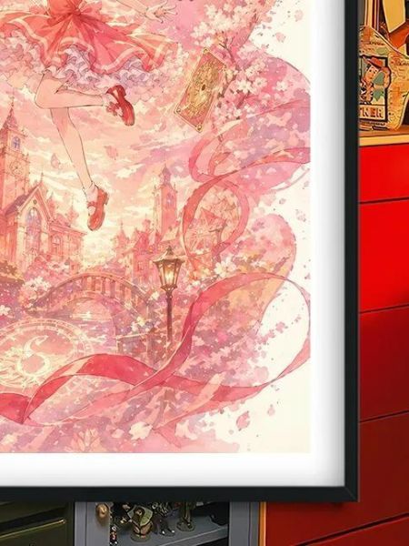【海外代購】巴洛克《小櫻剪影》百變小櫻裝飾畫 冰箱貼 