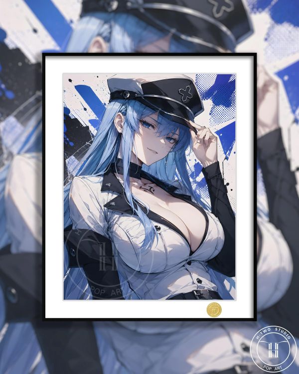 【海外代購】H2 《艾斯德斯》斬赤紅之瞳女王將軍赤瞳塔茲米動漫裝飾畫 