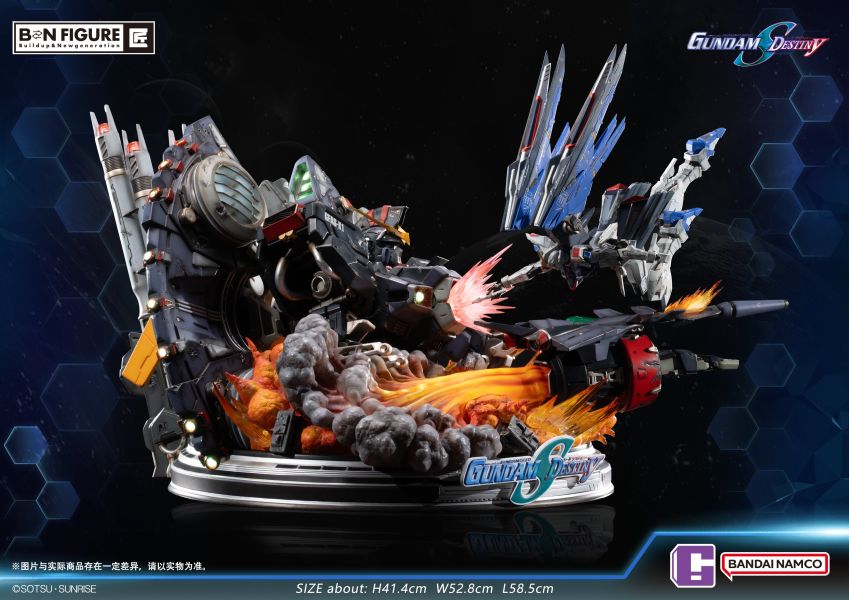 【預定】萬代南夢宮 BNFIGURE 匠 機動戰士高達SEED Destiny FREEDOM GUNDAM vs DESTROY GUNDAM 