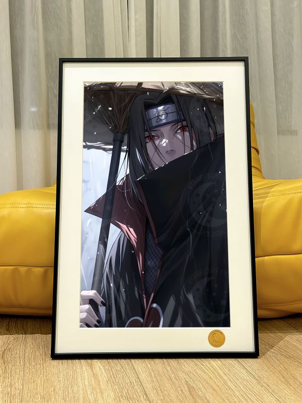 【海外代購】星空 《雨夜鼬》宇智波鼬曉血輪眼暗部火影忍者NARUTO動畫裝飾畫 