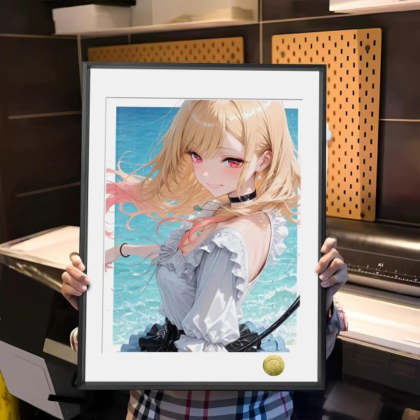 【海外代購】皇呱 《夏日海夢》 更衣人偶墜入愛河喜多川海夢同人周邊裝飾畫 午睡毯 地毯 