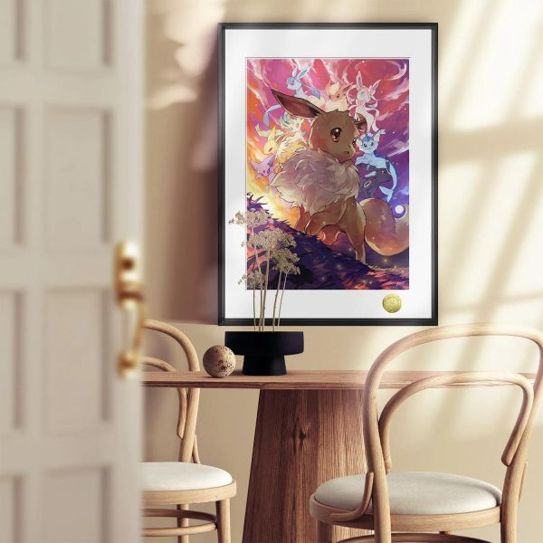 【海外代購】皇呱《軟萌伊布家族》寶可夢成員裝飾畫 午睡毯  地毯 