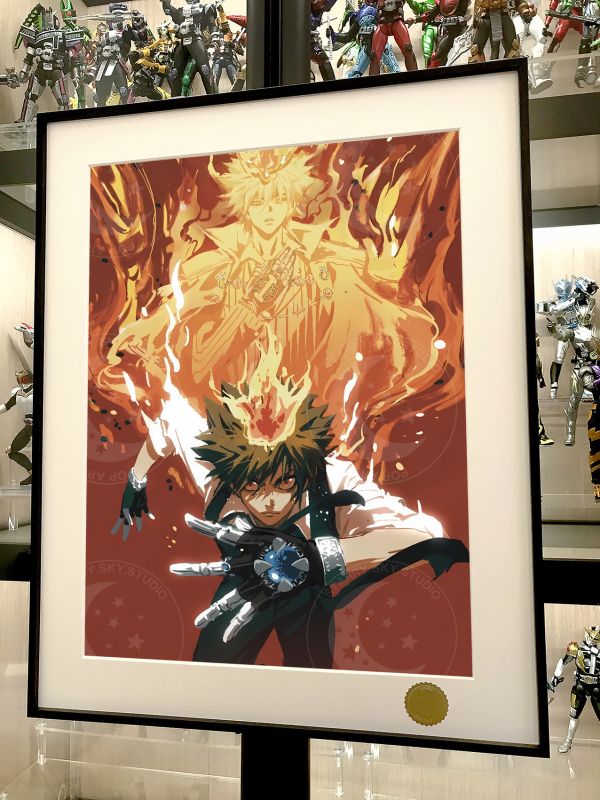 【海外代購】星空 《澤田綱吉》阿綱家庭教師HITMAN REBORN!彭格列家族裝飾畫 
