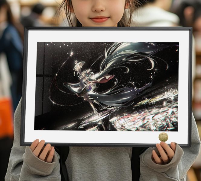 【海外代購】皇呱 《初音獨舞》 初音未來世界第一公主殿下獨舞同人周邊裝飾畫 