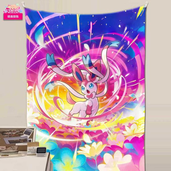 【海外代購】阿喵畫社 花海 仙子伊布璀璨版 8k主題高清裝飾畫 