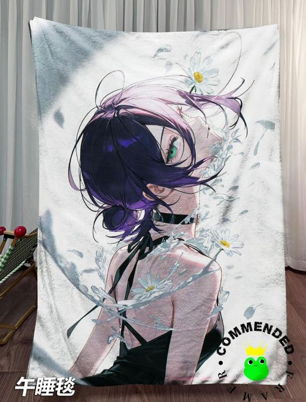 【海外代購】皇呱  《少女蕾塞第七彈》鏈鋸人炸彈惡魔裝飾畫 午睡毯 地毯 