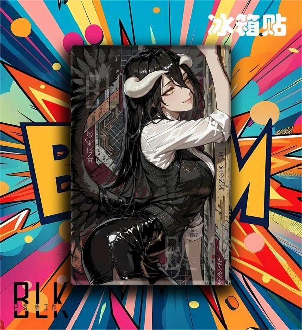 【海外代購】巴洛克 《西裝雅兒貝德》Overlord裝飾畫冰箱貼 
