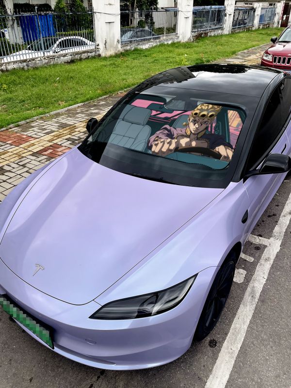【海外代購】千鳥社 《汽車前擋遮陽－喬魯諾&喬瑟夫》 二次元汽車遮陽防曬前擋開車JOJO的奇妙冒險喬魯諾喬瑟夫 