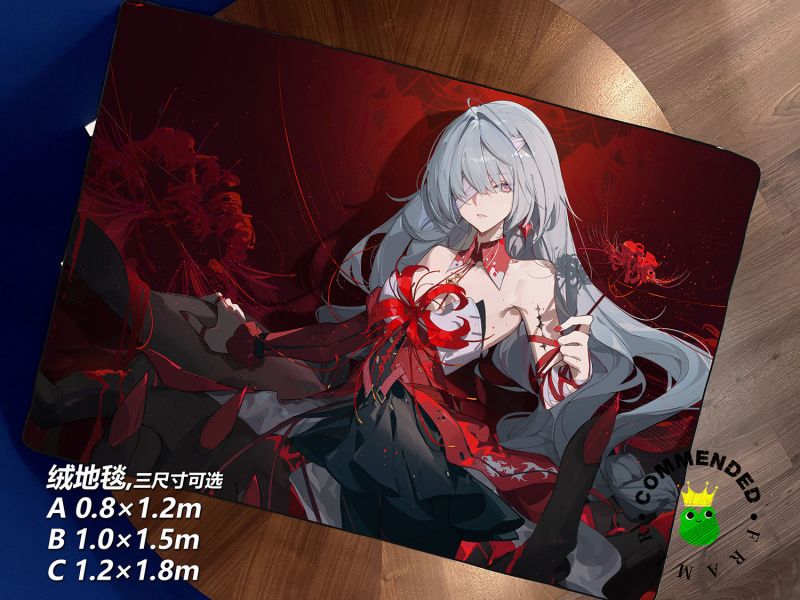 【海外代購】皇呱 《冥界女神費洛洛 》 鳴潮殘星會會監冥界女神佛羅洛週邊裝飾畫 午睡毯 地毯 