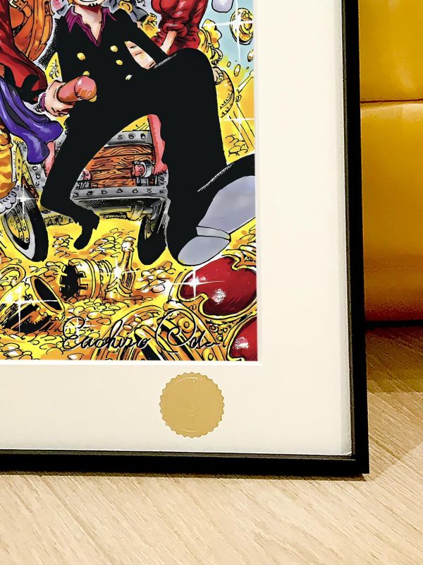 【海外代購】星空 《出發吧草帽團》海賊王路飛索隆娜美山治喬巴羅賓one piece動畫裝飾畫 