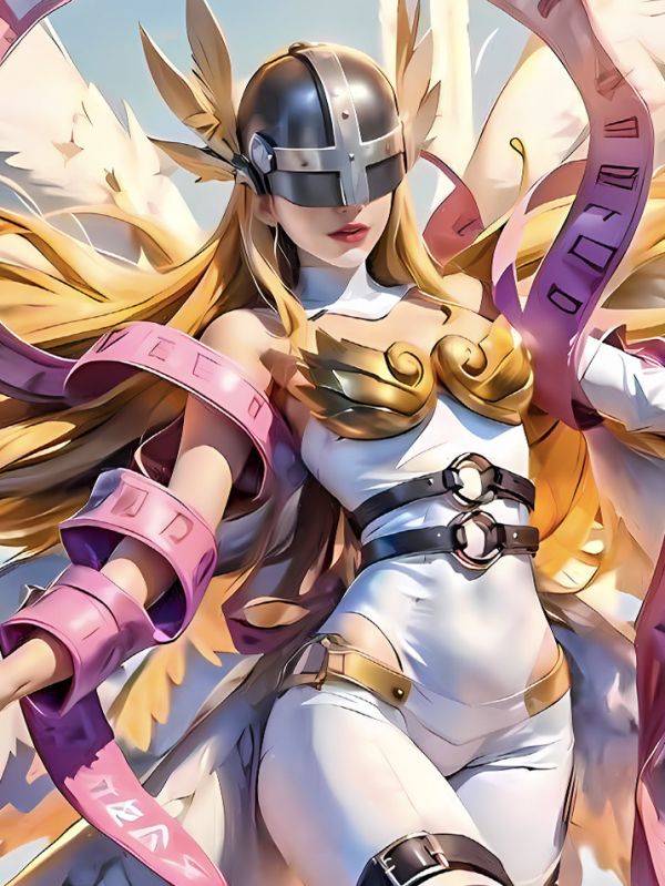 【海外代購】星空 《空之天女獸》數碼寶貝Digimon裝飾畫 