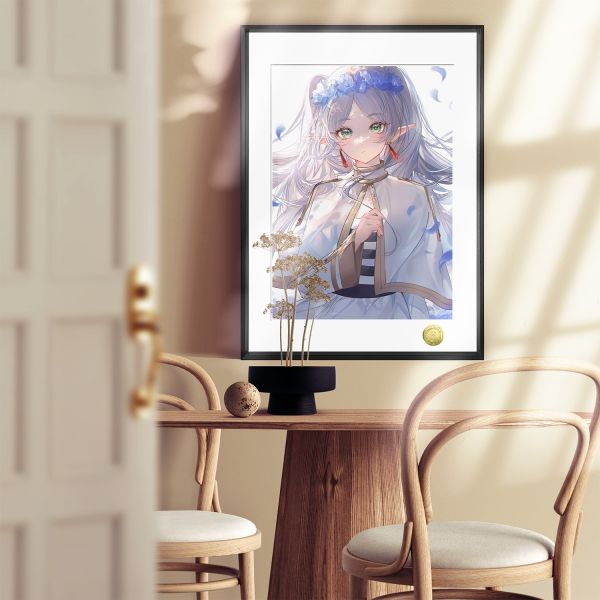 【海外代購】皇呱 《魔法使少女芙莉蓮》 被埋葬的芙莉蓮千歲魔法使少女芙莉蓮週邊裝飾畫 午睡毯 地毯