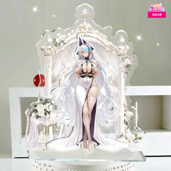 【海外代購】阿喵畫社 立牌第九彈 婚紗碧藍航線雲仙/可畏/建武/贊妮 大型三層背景亞克力立牌 