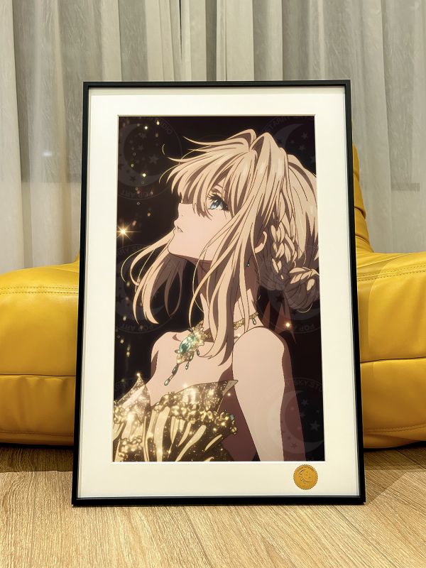 【海外代購】星空 《星光薇爾莉特》薇爾莉特伊芙加登Violet薇妹紫羅蘭永恆花園動畫二次元裝飾畫 