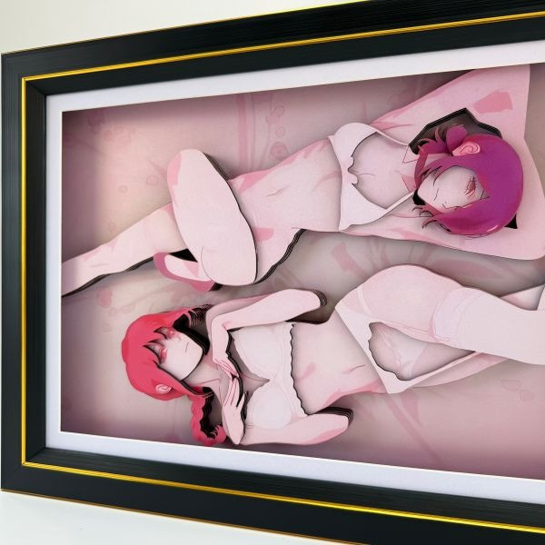 【海外代購】凹凸 PANDA 鏈鋸人蕾塞D款 手工立體掛牆畫 