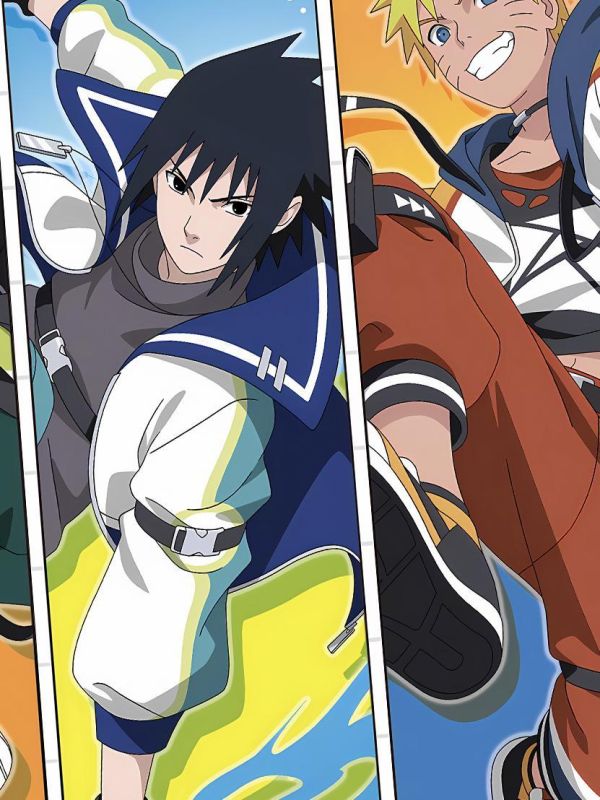 【海外代購】星空 《潮流七班》火影忍者NARUTO鳴人宇智波佐助卡卡西小櫻動漫二次元裝飾畫 