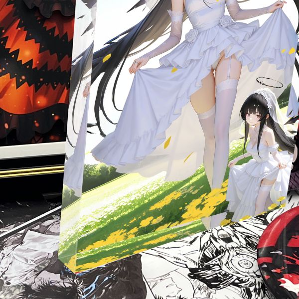 【海外代購】阿喵畫社 婚紗 阿爾圖羅 1.9cm厚大號雙層透明收藏展示磚 