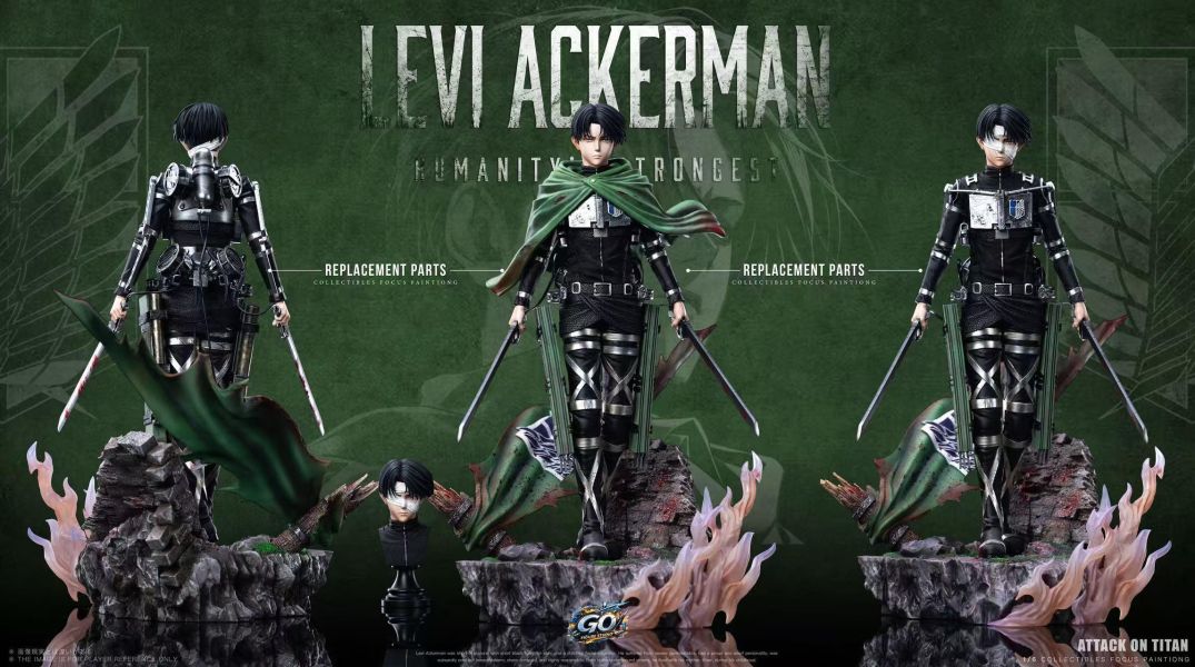 【預定】GO FIGURE 戰鬥兵長－里維・阿卡曼（Levi Ackerman） 進擊的巨人 