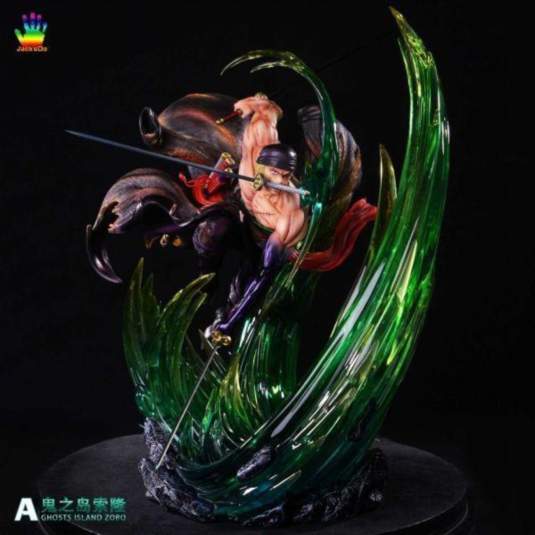 【台灣現貨】【拆擺無損展品】JacksDo 三主力 流櫻路飛/鬼之島索隆/鬼之島覺醒山治 