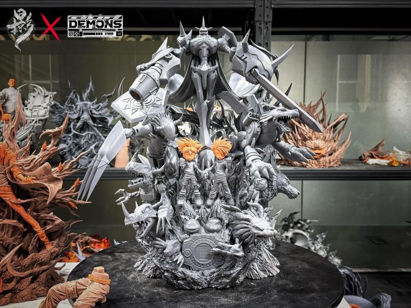 【預定】掠影×Demons 奧米加獸 數碼寶貝 典藏級雕像001 