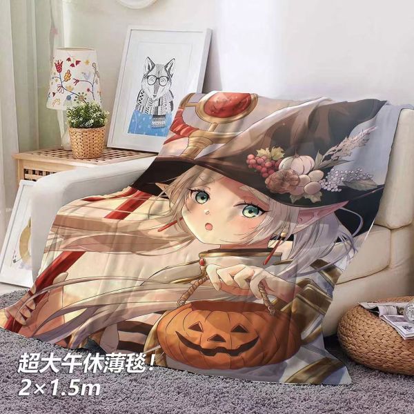 【海外代購】千鳥社 葬送的芙莉蓮 萬聖節午睡毯地毯裝飾畫 