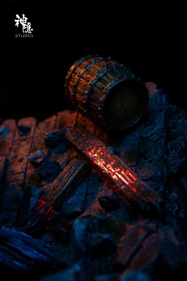 【海外代購】神隱 剪影瞬間系列 哈爾的移動城堡戰火中的擁抱 