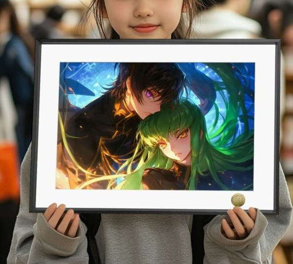 【海外代購】皇呱 《反叛的魯路修CP》Code Geass 魯路修·蘭佩路基C.C.裝飾畫 午睡毯 地毯 