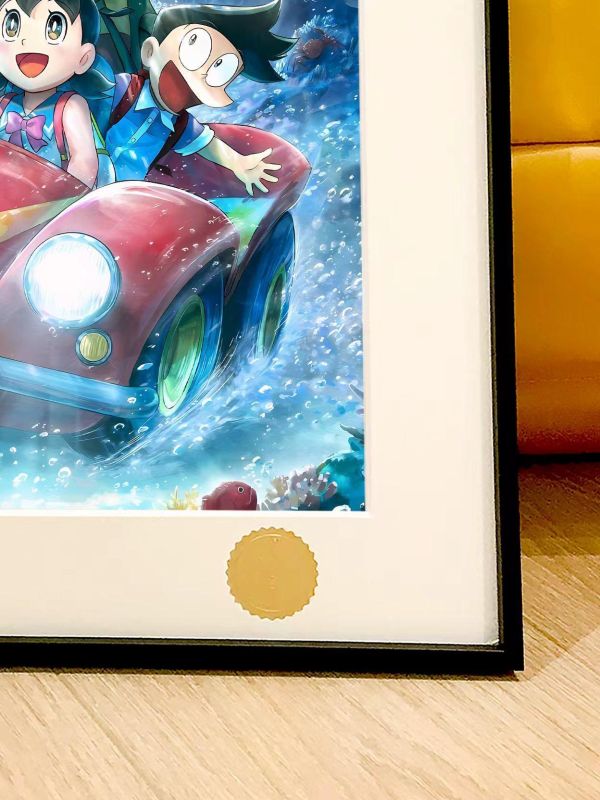 【海外代購】星空 《哆啦水世界》哆啦A夢大雄靜香Doraemon機器貓小叮噹動畫裝飾畫 