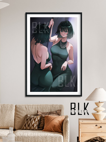 【海外代購】巴洛克 《禮服吹雪》一拳超人Fubuki一擊男ONE PUNCH-MAN動漫裝飾畫冰箱貼 