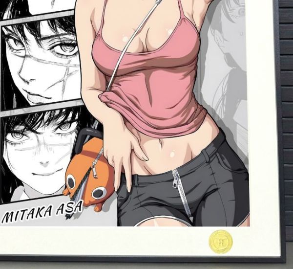 【海外代購】H2 《三鷹朝》電鋸人鏈鋸人戰爭惡魔夜裝飾畫 