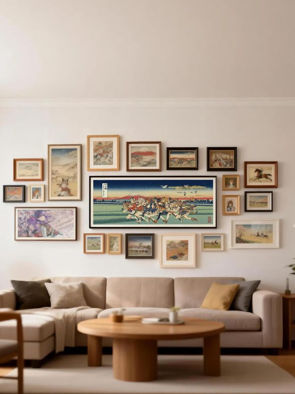 【海外代購】千鳥社 《賽馬娘 八駿圖》賽馬娘閃耀優俊少女東海帝王特別週黃金船米浴小栗帽浮世繪日式週邊滑鼠墊裝飾畫 