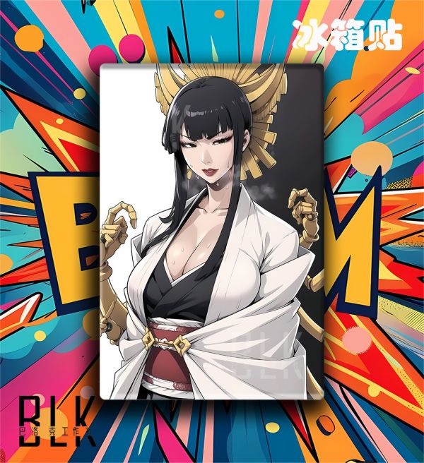 【海外代購】巴洛克 《千手丸》死神境界Bleach零番隊大織守Shutara王族特務一護動漫二次元裝飾畫冰箱貼 