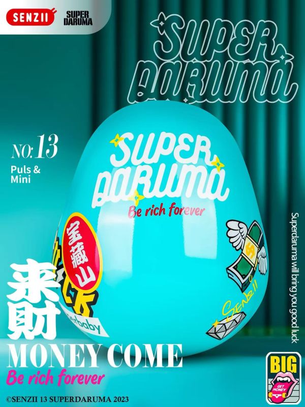 【海外代購】SENZII千記商行 超級達摩SuperDaruma 超級達摩《來財》 