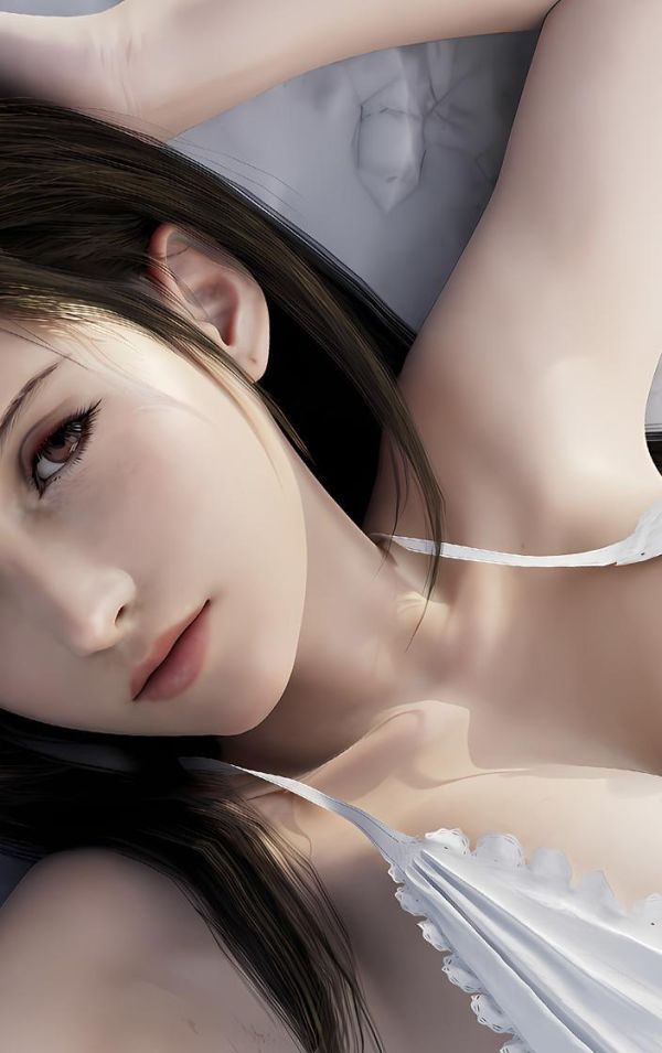 【海外代購】星空 《白衣蒂法》FF7最終幻想TIFA愛麗絲動畫藝術裝飾畫 