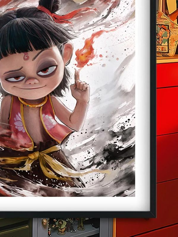 【海外代購】巴洛克 《哪吒/敖丙》魔童鬧海裝飾畫冰箱貼 