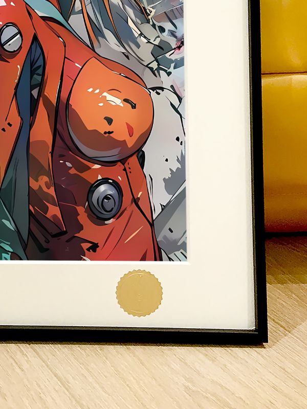 【海外代購】星空 《戰損香麗》明日香綾波麗新世紀福音戰士初號機碇真嗣eva動漫裝飾畫 