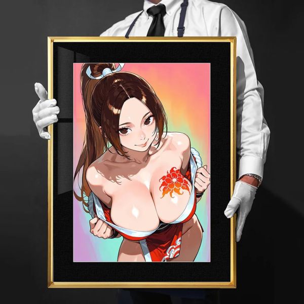 【海外代購】千鳥社《火舞彼岸花》不知火舞拳皇餓狼傳說午睡毯地毯裝飾畫 